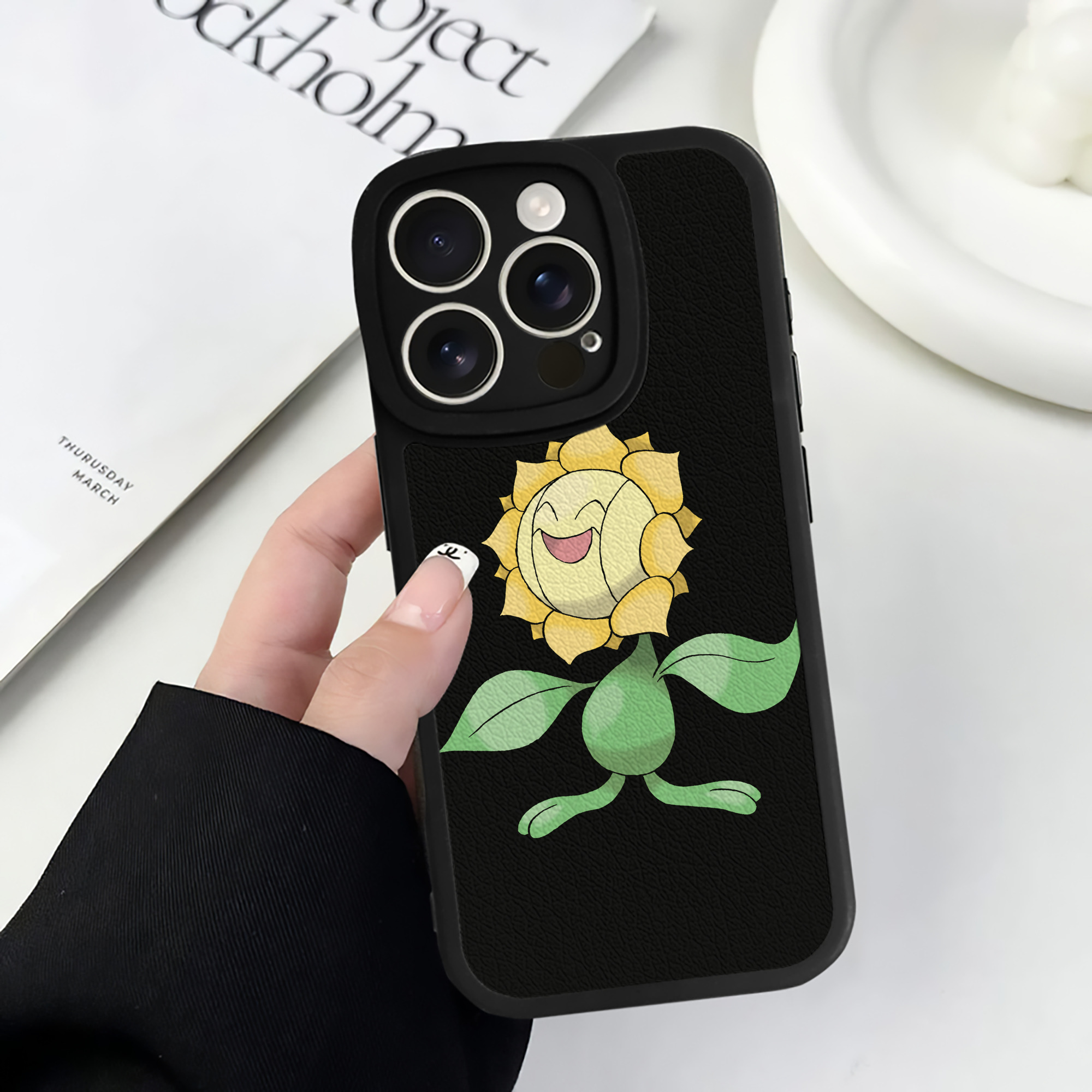 （画像用） ポケットモンスター Pokémon 【iPhone 16シリーズ対応】シリコンスマホケース（レザー調） 材質：シリコン